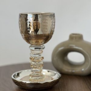 כוס יין לקידוש קריסטל