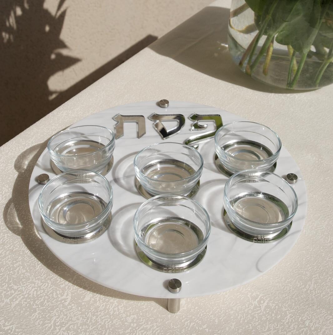 פסח 2026 צלחת אקרילית